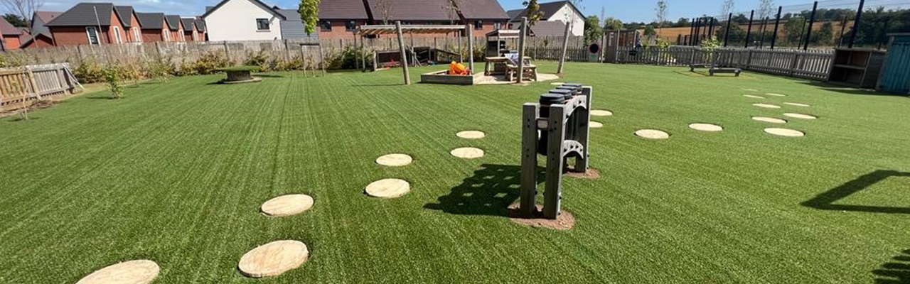 Hybrid Grass Play Area