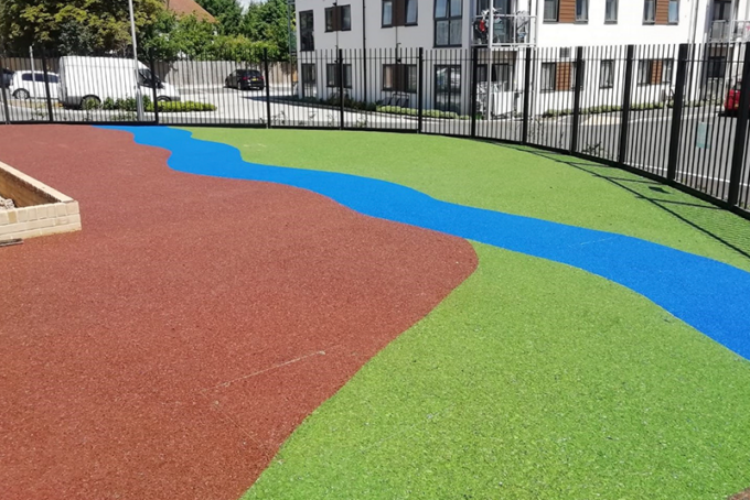 Playground surface
