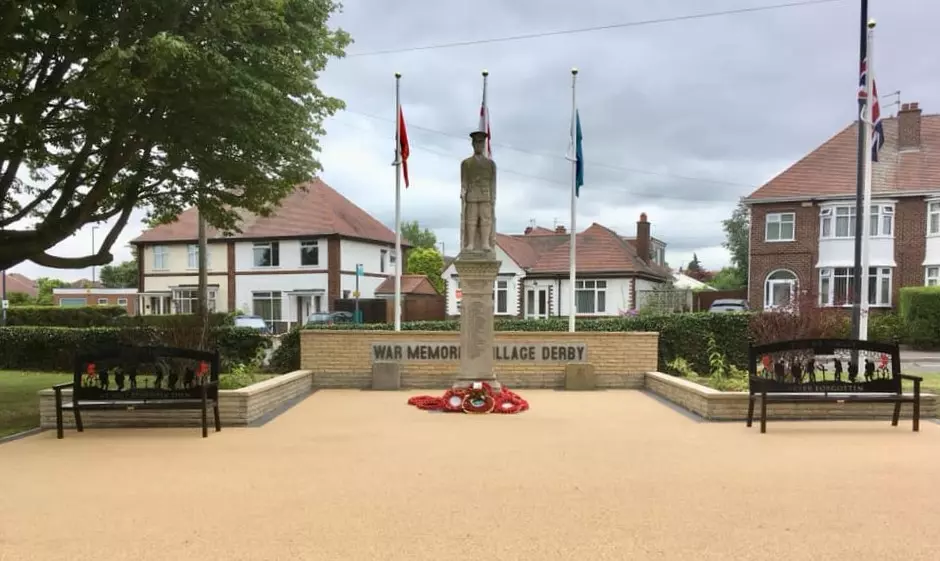 derby war memorial completed construction