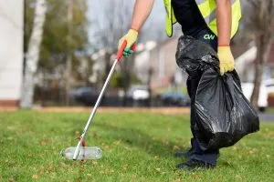 Litter picking and fly tipping